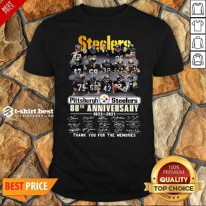 Original Pittsburgh Steelers 88th Anniversary 1933 2021 Shirt