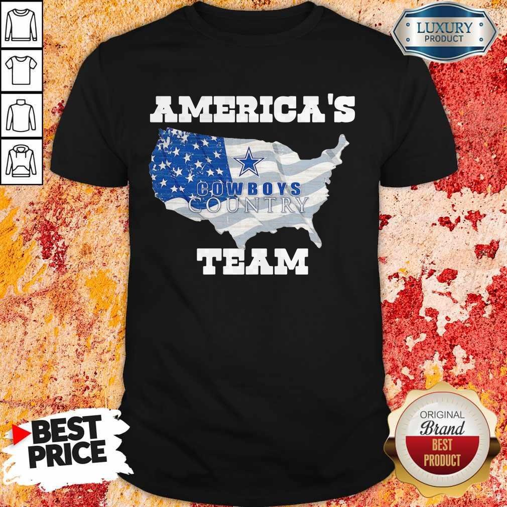 America’s Cowboys Country Team Flag Shirt