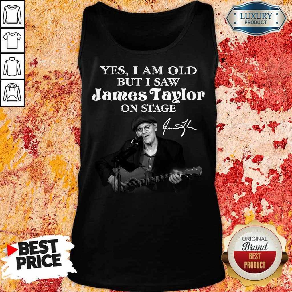 Amused 1 James Taylor On Stage Signature Shirt