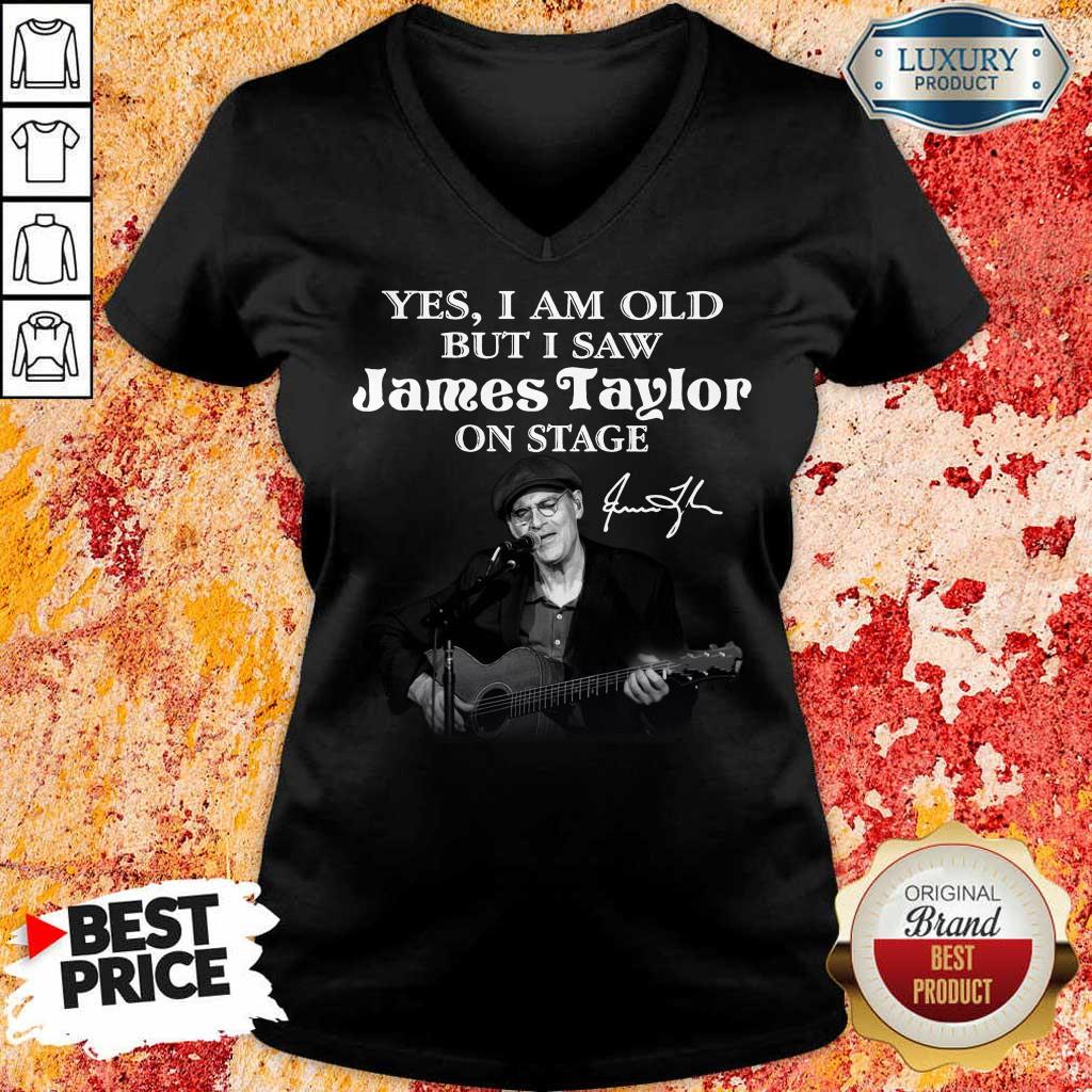 Amused 1 James Taylor On Stage Signature Shirt