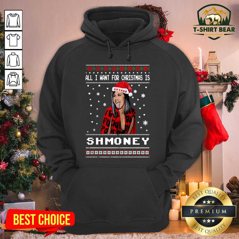 Awesome All I Want For Christmas Is Shmoney Ugly Merry Christmas Shirt