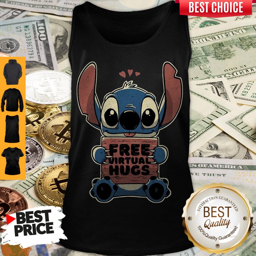 Awesome Baby Stitch Free Virtual Hugs Shirt