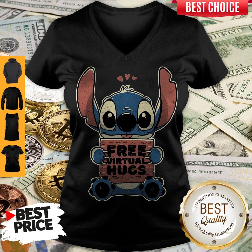 Awesome Baby Stitch Free Virtual Hugs Shirt