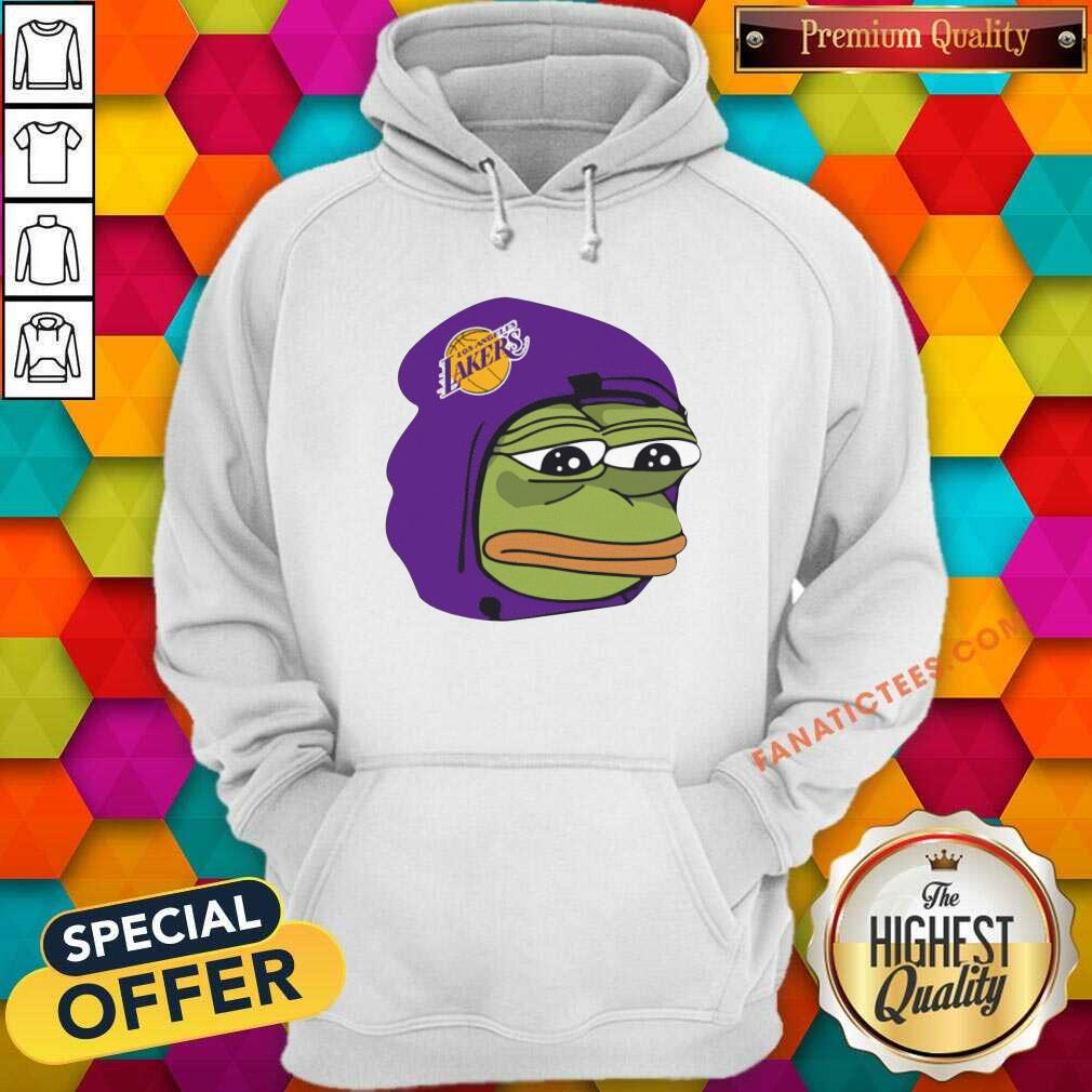 Awesome Cool Los Angeles Lakers Sad Pepe The Frog Shirt