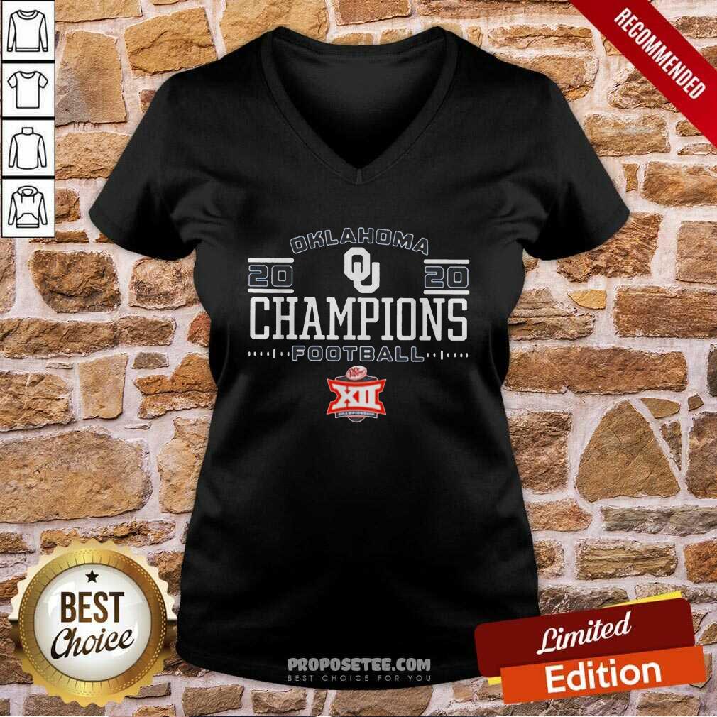 Awesome Oklahoma Sooners 2020 Big 12 Football Champions Shirt