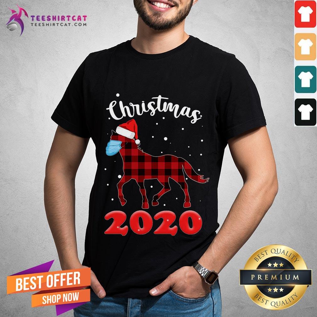 Awesome Reindeer Face Mask Christmas 2020 Shirt