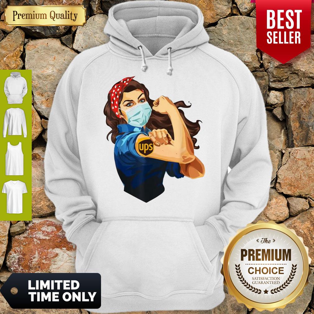 Awesome Strong Woman Mask Tattoo UPS Shirt
