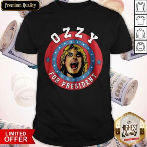 Wicked I Really Love Ozzy For President Shirt