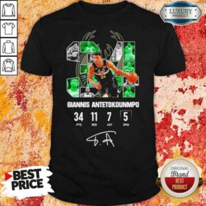 Good Milwaukee Bucks Giannis Antetokounmpo 34 Signature Shirt