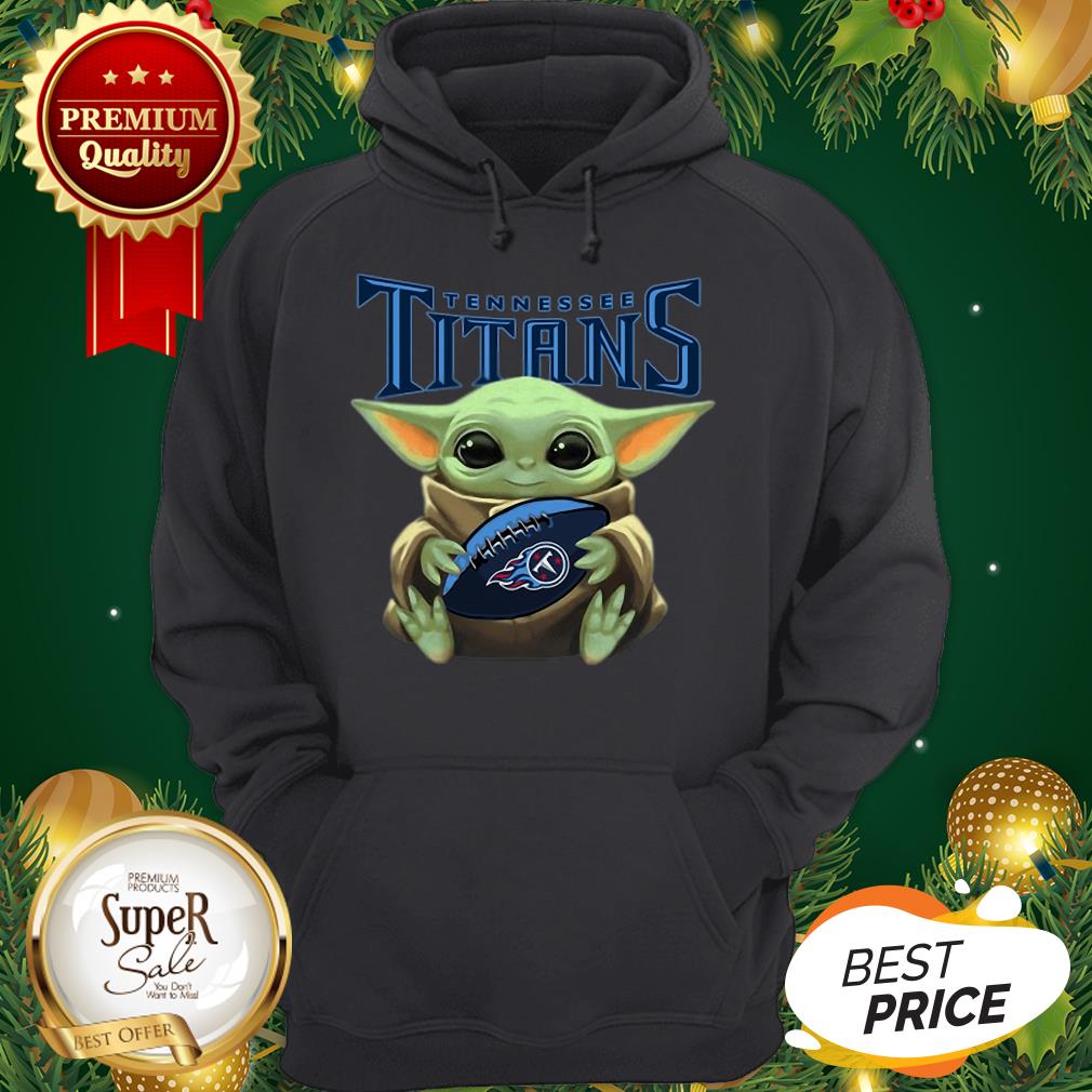 Baby Yoda Hug Tennessee Titans Star Wars Mandalorian Shirt
