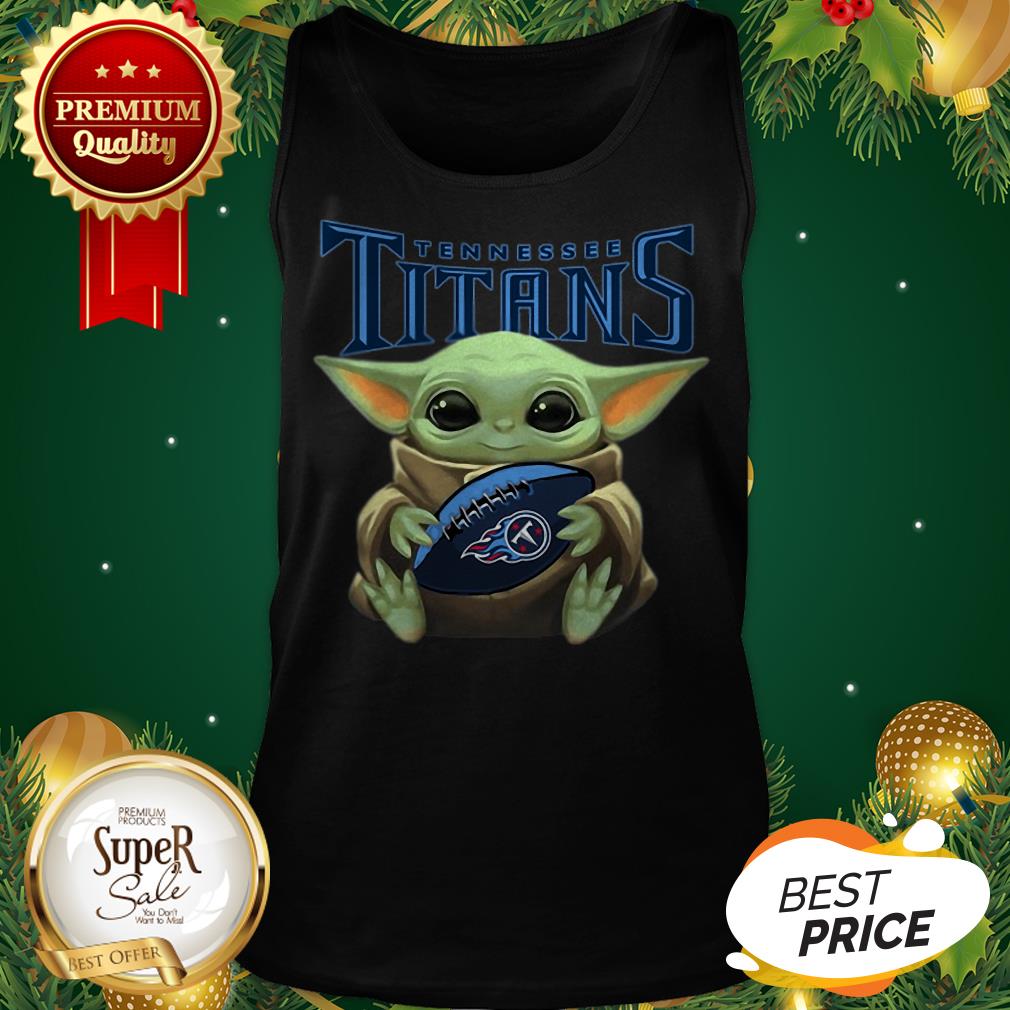 Baby Yoda Hug Tennessee Titans Star Wars Mandalorian Shirt