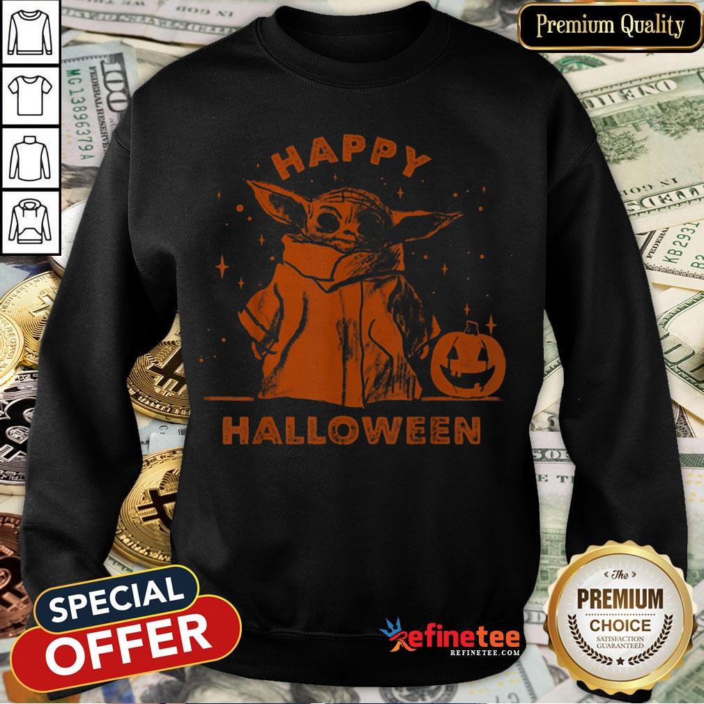 Baby Yoda Star Wars The Mandalorian The Child Happy Halloween Shirt