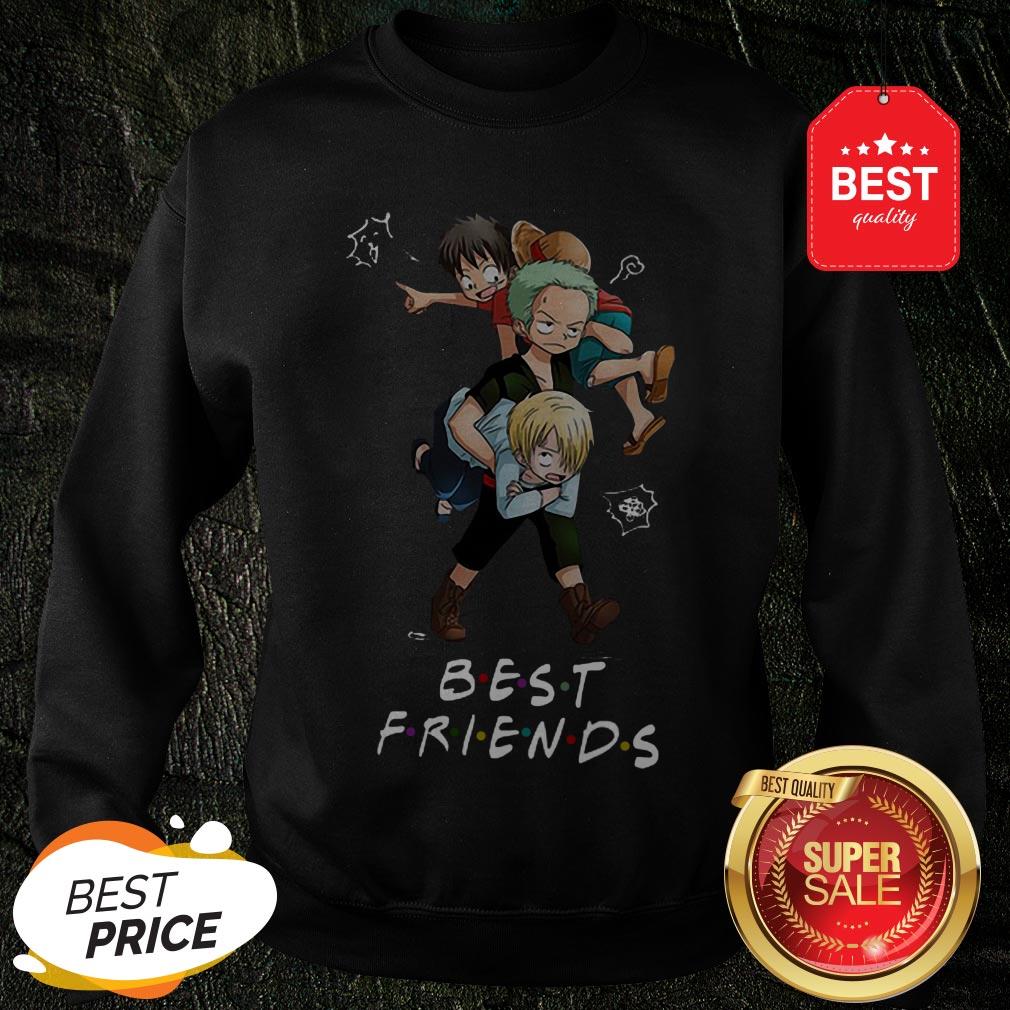 Best Friends Monkey D. Luffy Roronoa Zoro Sanji One Piece Shirt