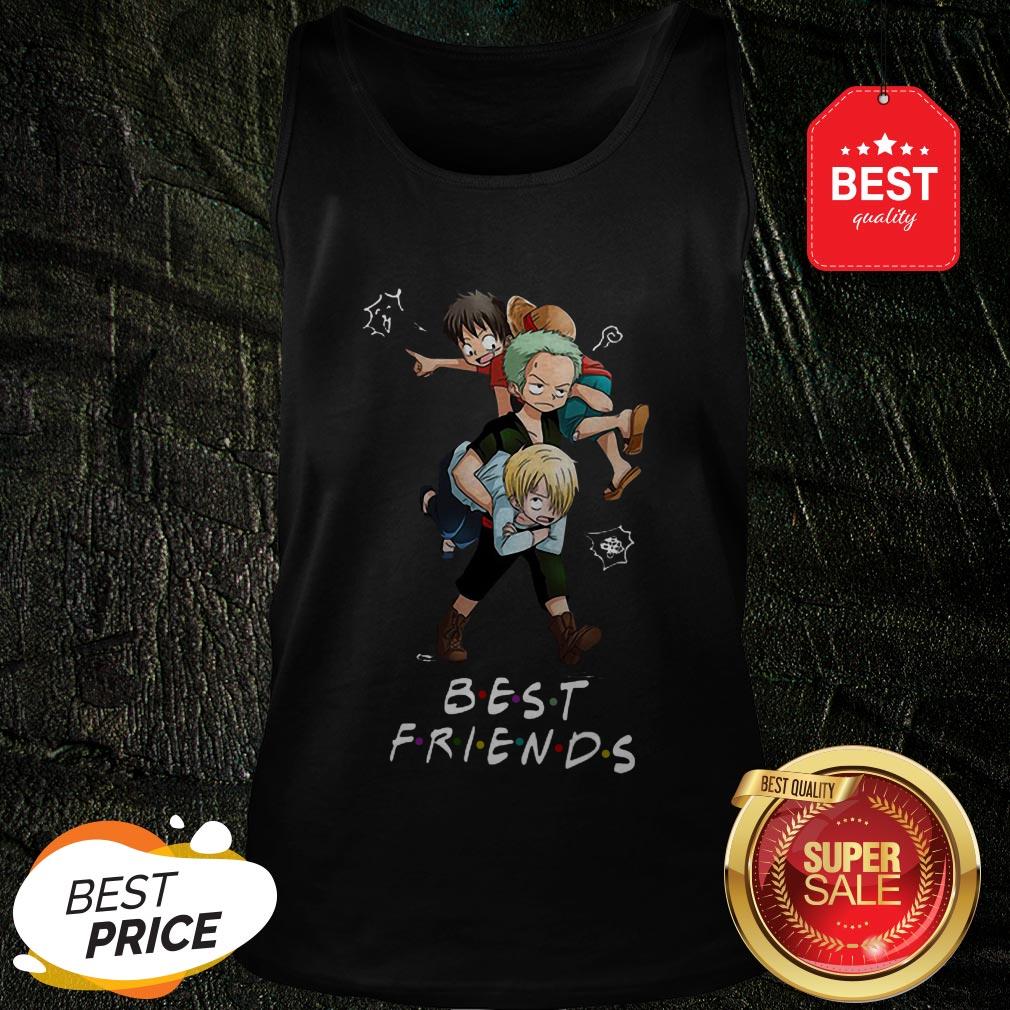 Best Friends Monkey D. Luffy Roronoa Zoro Sanji One Piece Shirt