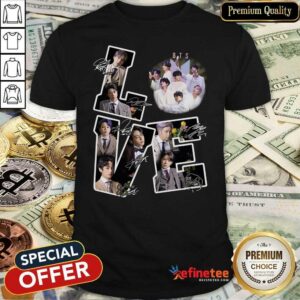 Cool Love BTS Army 2021 Character Signatures Shirt