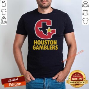 Nice Houston Gamblers T-Shirt