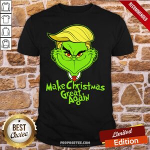 Premium Grinch Trump Make Christmas Great Again Shirt