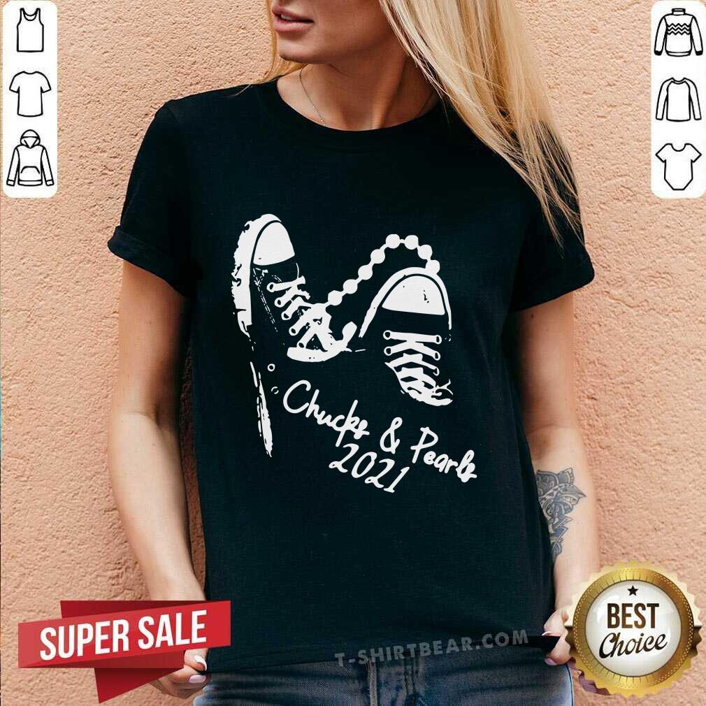 Cheated Converse Sneaker Pearls And Chucks 2021 Kamala Harris Shirt