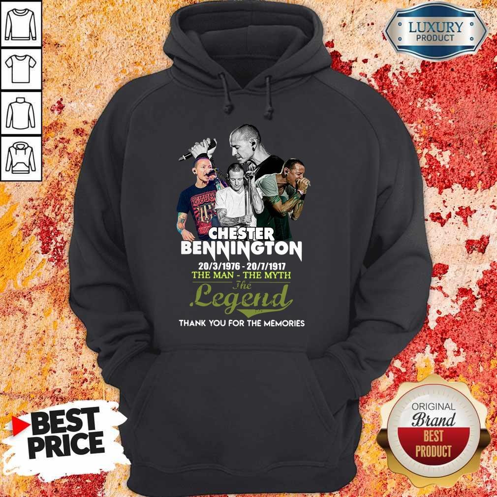 Chester Bennington The Man The Myth The Legend Thank You For The Memories Shirt