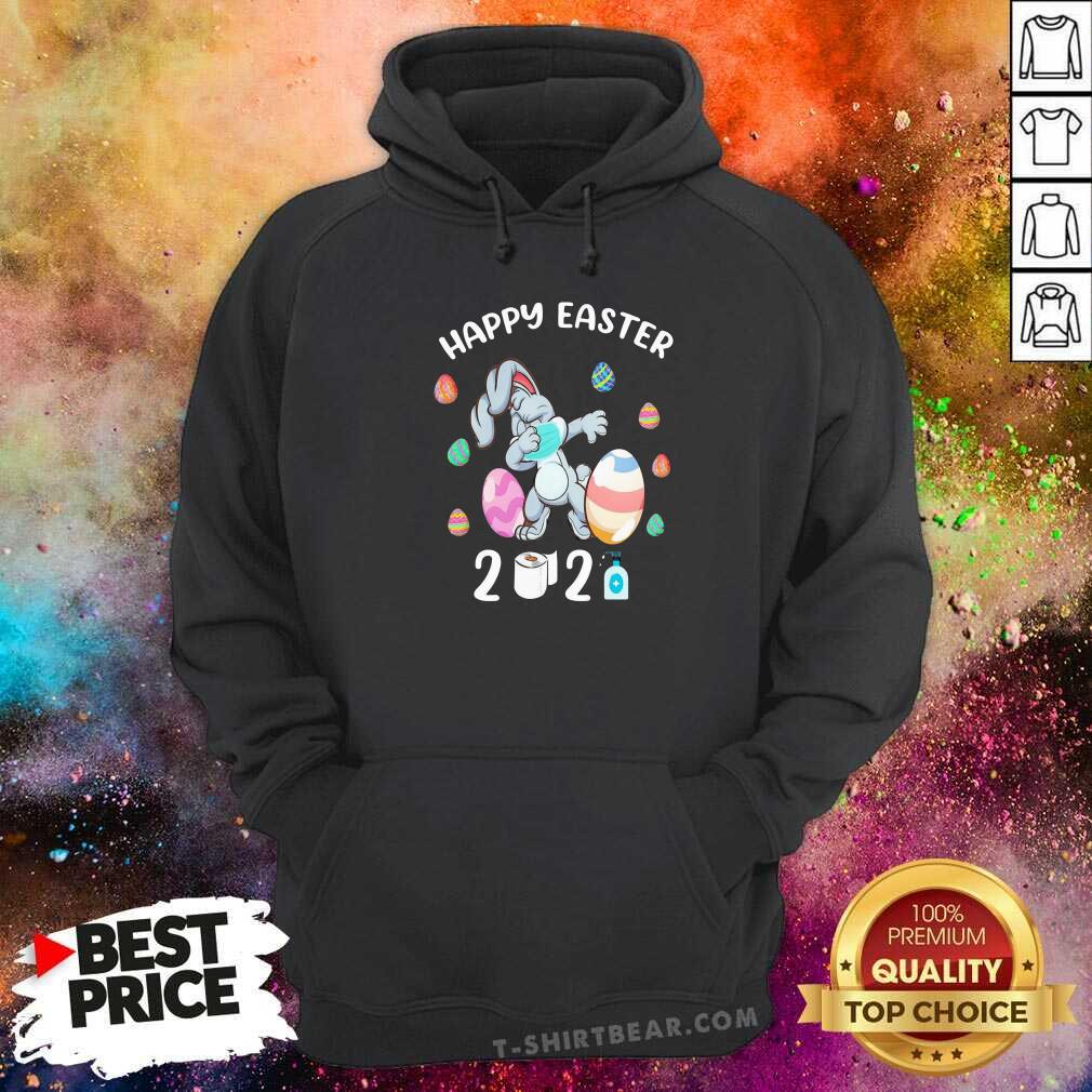 Colorful Bunny Face Mask Daping Happy Easter Day 2021 Shirt