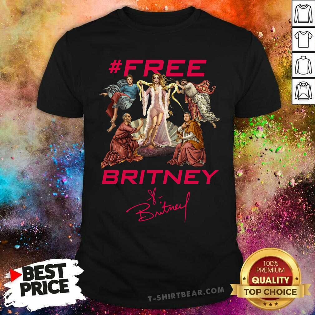 Colorful Free Britney 4 Signature Shirt