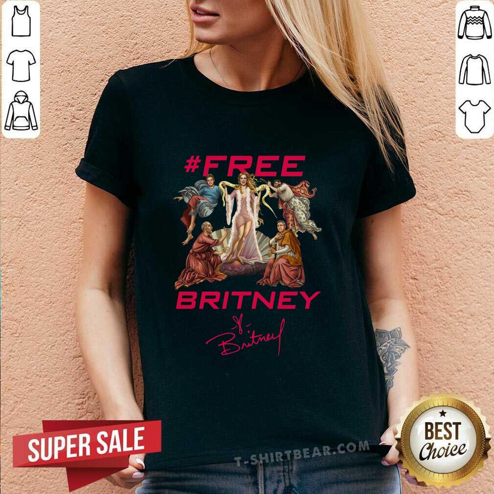 Colorful Free Britney 4 Signature Shirt