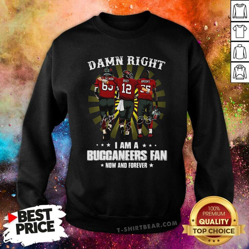 Confused Selmon Brady Brooks I Am A Tampa Bay 4 Buccaneers Fan Signatures Shirt
