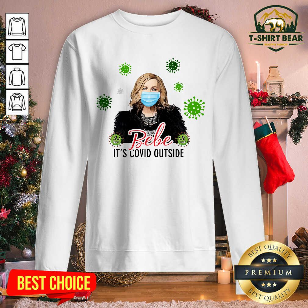 Cool Bebe It's Covid Outside Moira Rose Schitts Creek Flat Holiday Circle Shirt