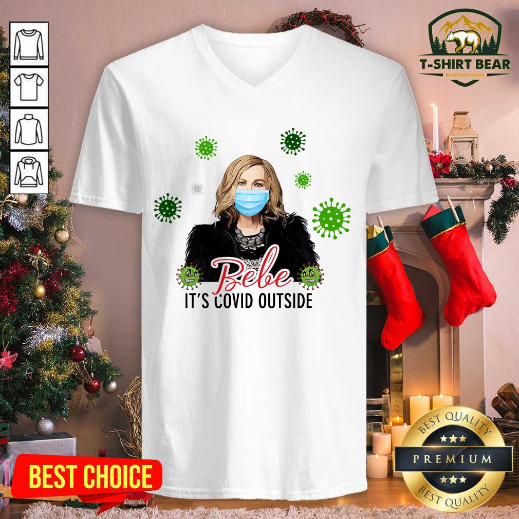 Cool Bebe It's Covid Outside Moira Rose Schitts Creek Flat Holiday Circle Shirt
