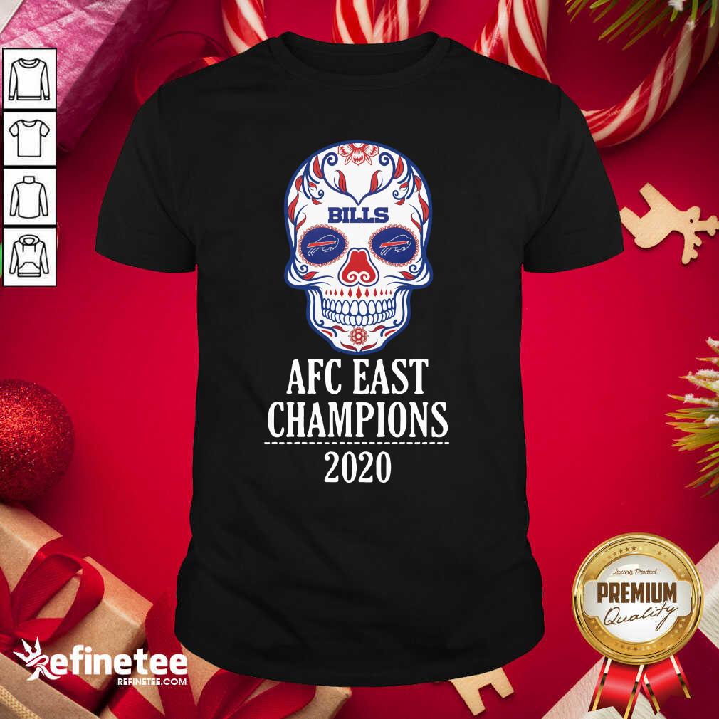 Cool Skull Buffalo Bills Afc East Champions 2020 Shirt