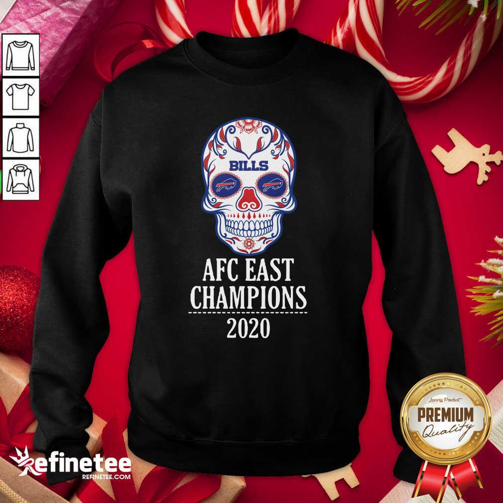 Cool Skull Buffalo Bills Afc East Champions 2020 Shirt