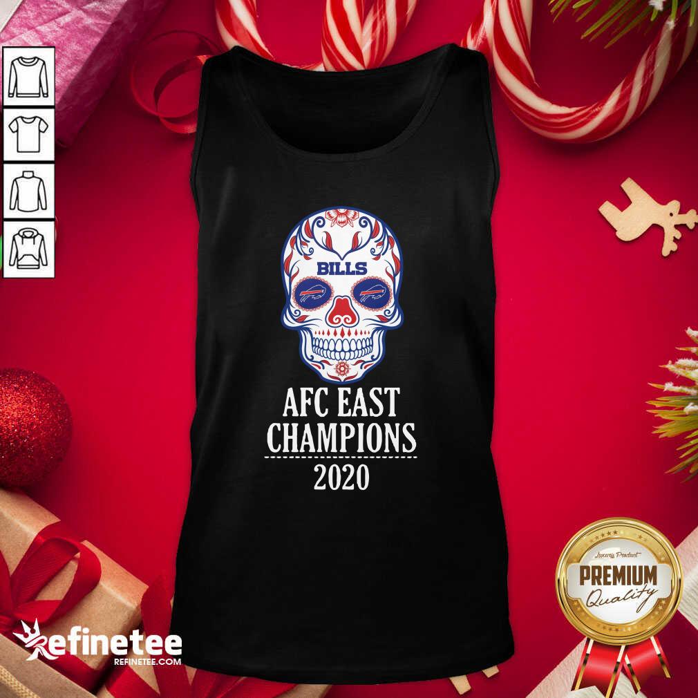 Cool Skull Buffalo Bills Afc East Champions 2020 Shirt