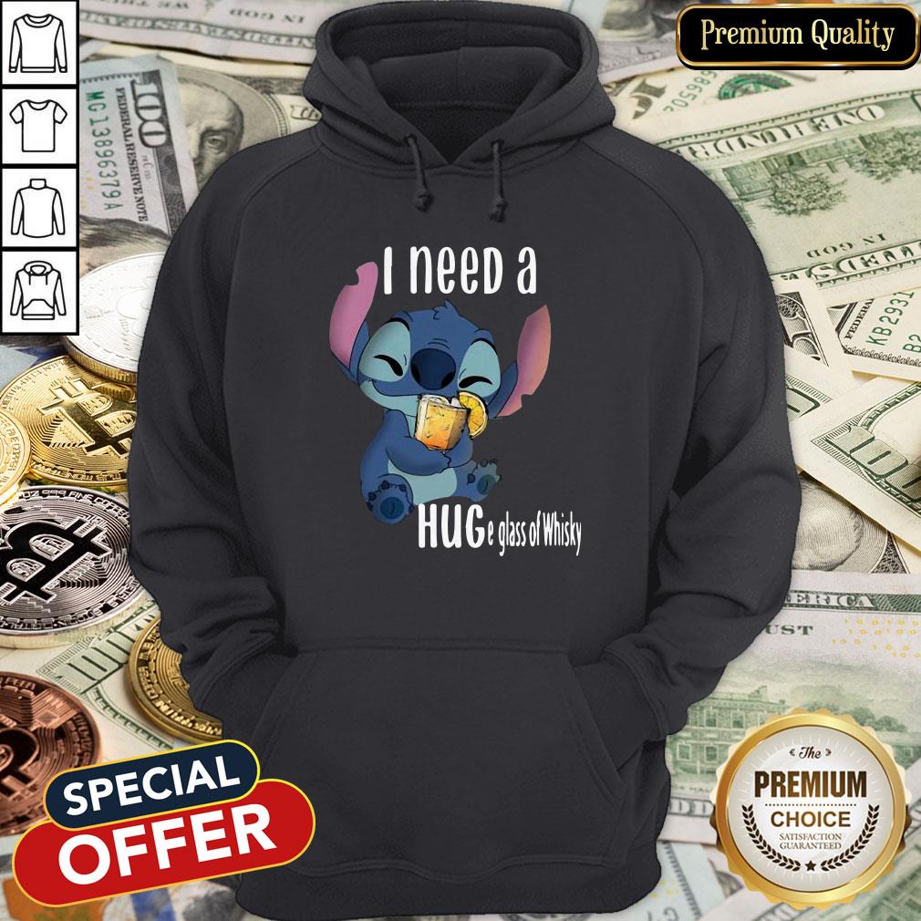 Cute Baby Stitch I Need A Hug A Glass Of Whisky Shirt