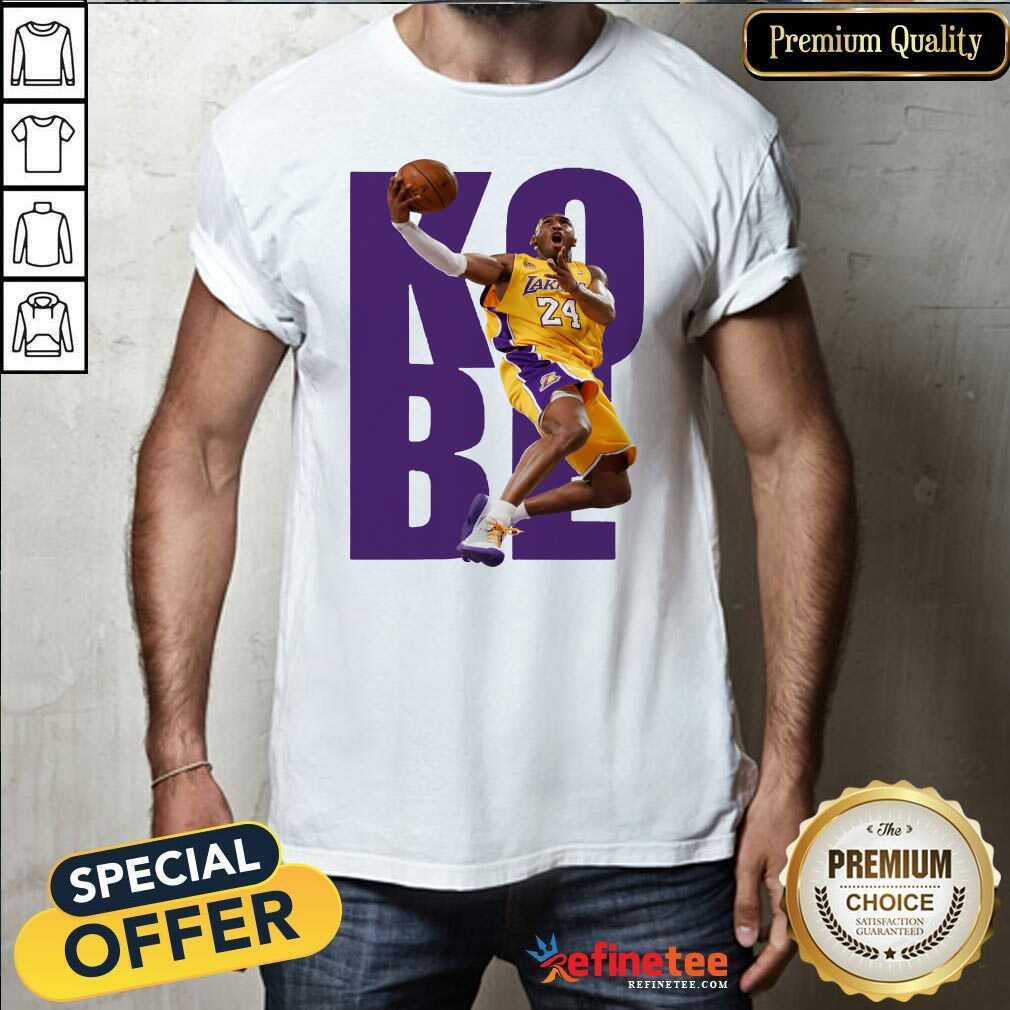 Cute Kobe Bryant 24 Playing Basketball 2021 Shirt