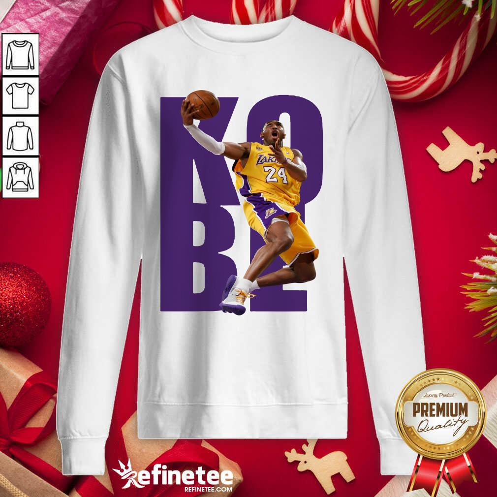 Cute Kobe Bryant 24 Playing Basketball 2021 Shirt