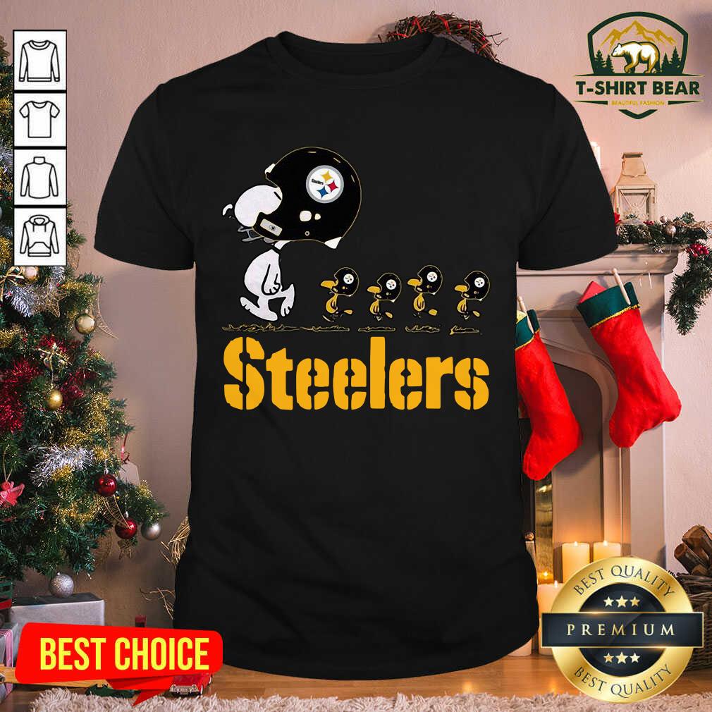 Cute Snoopy And Woodstock Pittsburgh Steelers Shirt