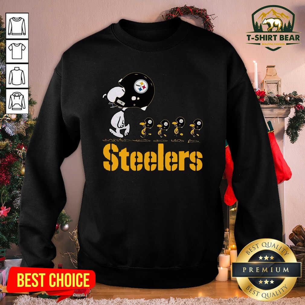 Cute Snoopy And Woodstock Pittsburgh Steelers Shirt