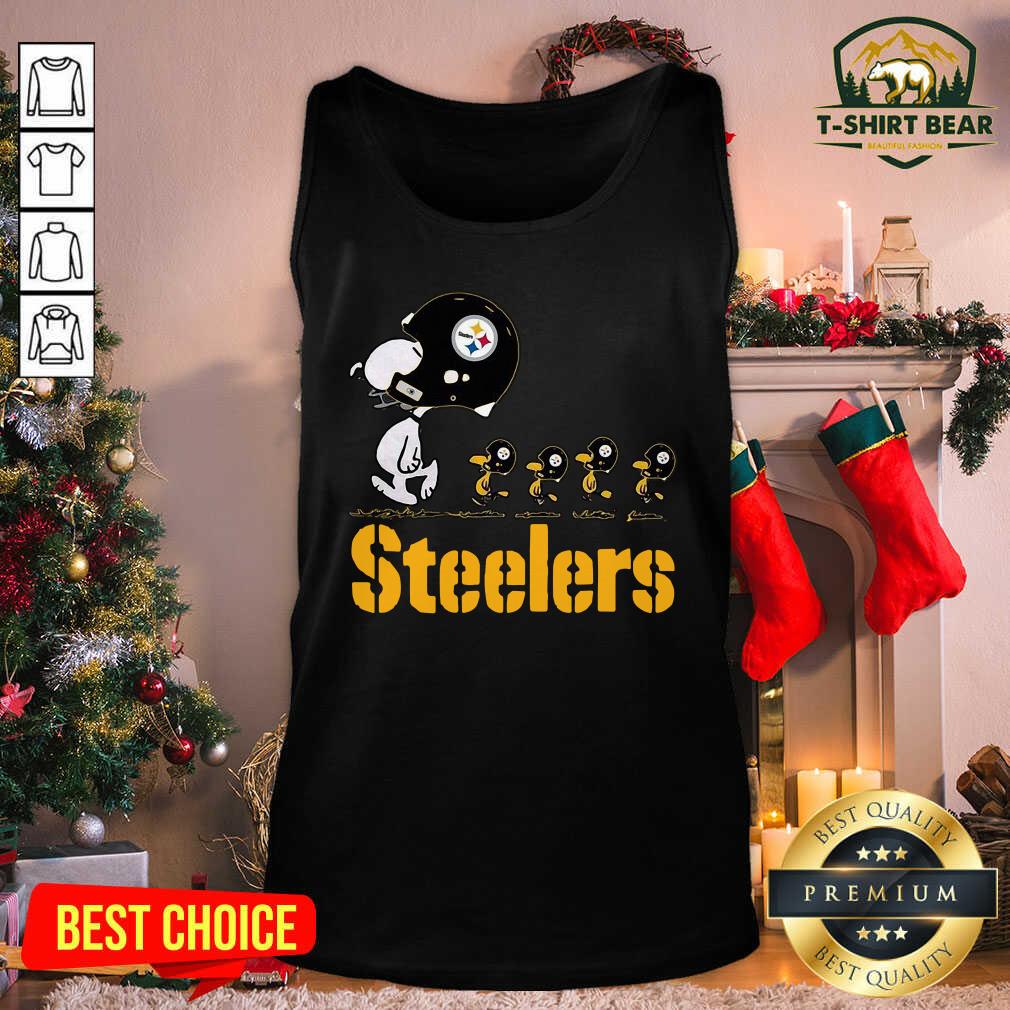 Cute Snoopy And Woodstock Pittsburgh Steelers Shirt