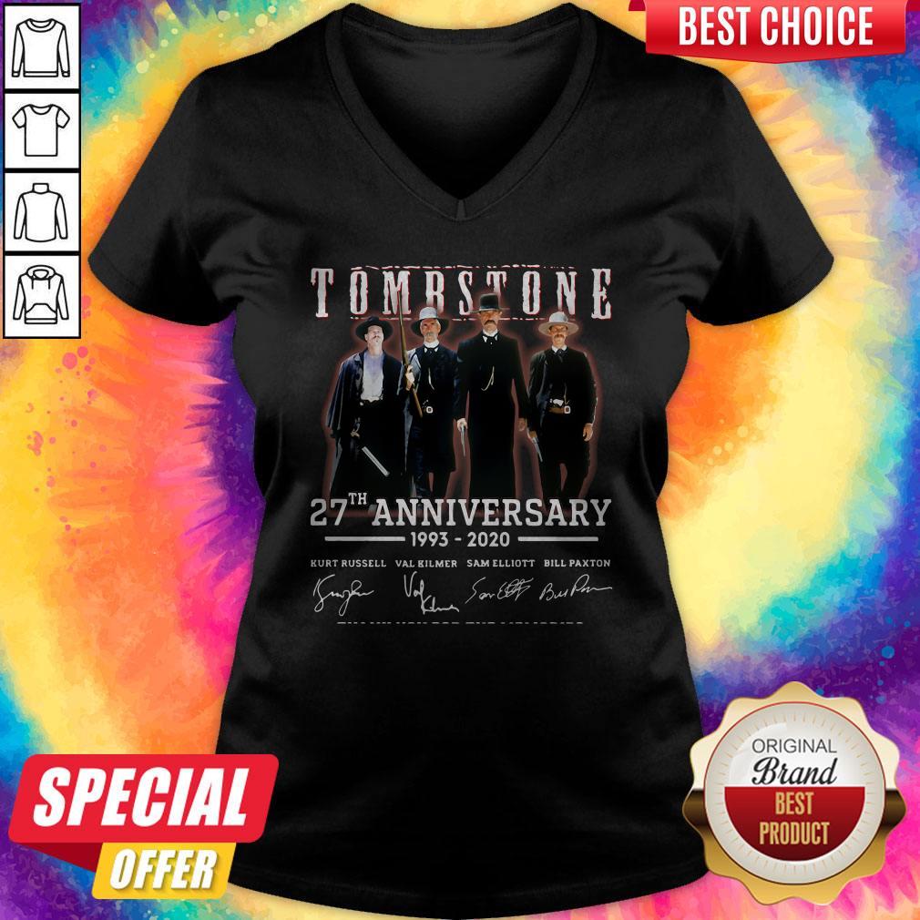 cute-tombstone-27th-anniversary-1993-2020-signature-thank-you-for-the-memories-v-neck.jpg