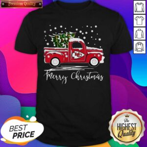 Funny Merry Christmas Kansas City Chiefs Truck Shirt