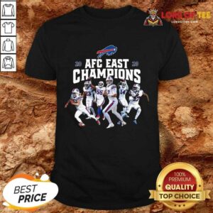 Hop Buffalo Bills Players 2020 AFC East Champions Shirt