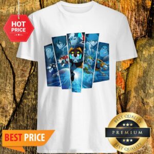 Official 5 Lions In Blue Voltron Legendary Defender Shirt