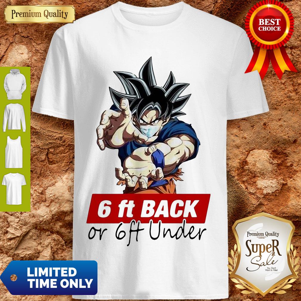 Dragon Ball Son Goku Mask 6ft Back Or 6ft Under Coronavirus Shirt