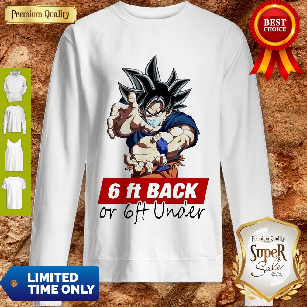 Dragon Ball Son Goku Mask 6ft Back Or 6ft Under Coronavirus Shirt