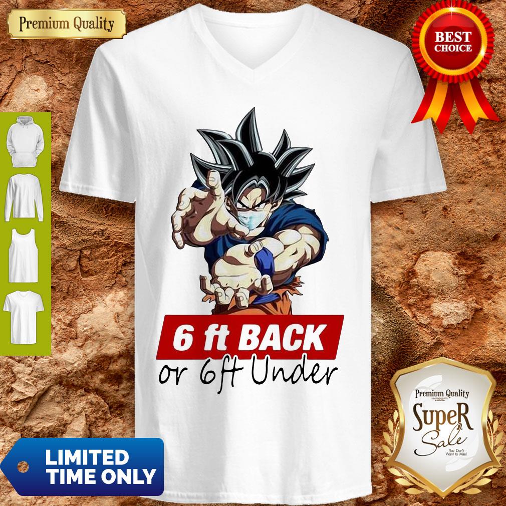 Dragon Ball Son Goku Mask 6ft Back Or 6ft Under Coronavirus Shirt