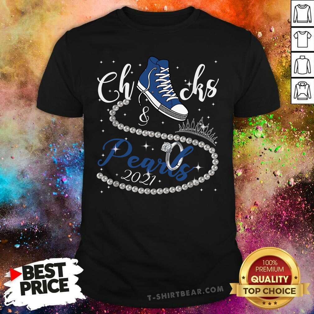 Enthusiastic Kamala Harris Chucks And Pearls 2021 Diamond Shirt
