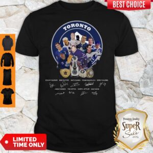 Toronto Maple Leafs Hockey Team Players Signatures Shirt