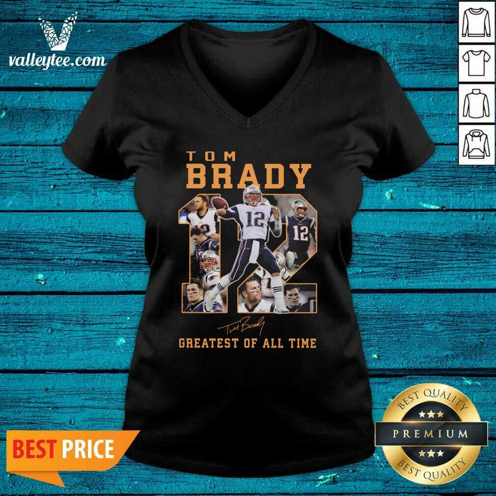 Fantastic 12 Tom Brady Greatest Of All Time Signature Shirt