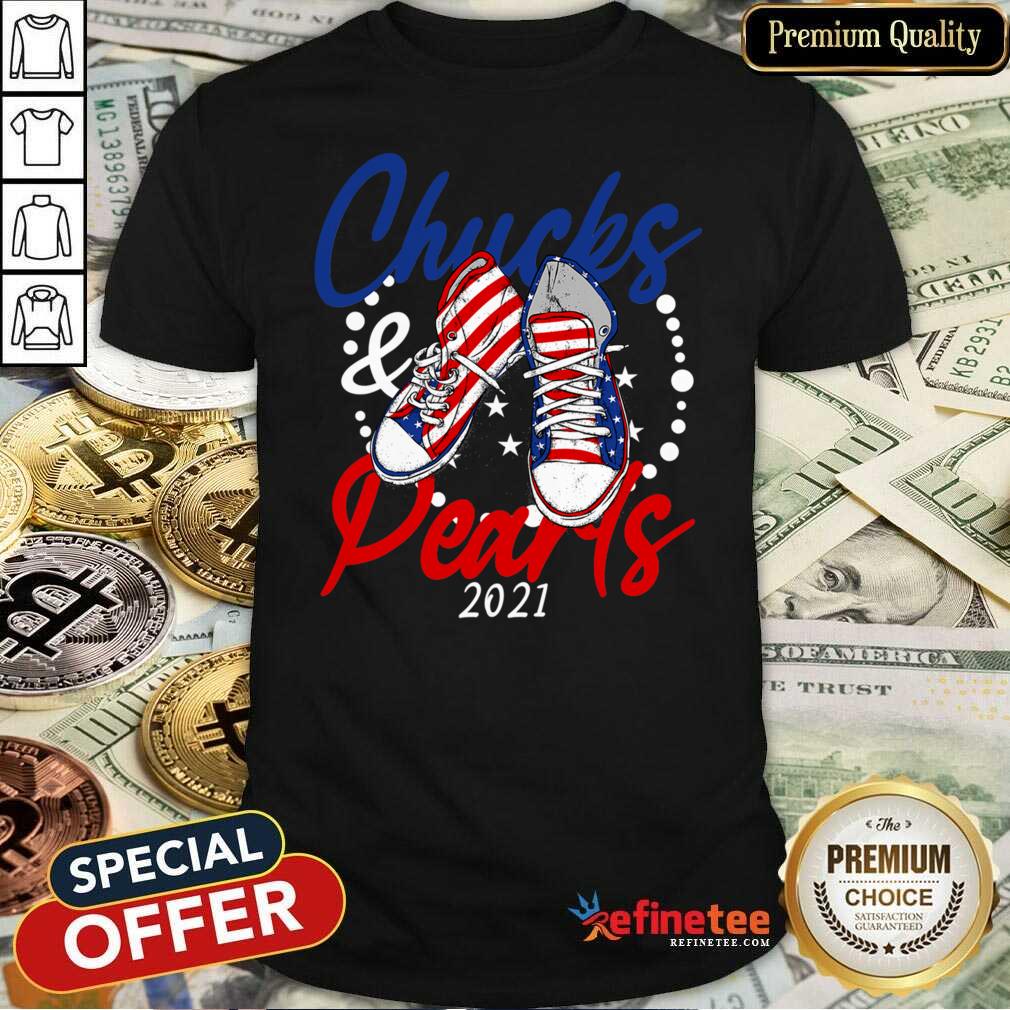 Fantastic Chucks And Pearls 2021 American Flag Shirt