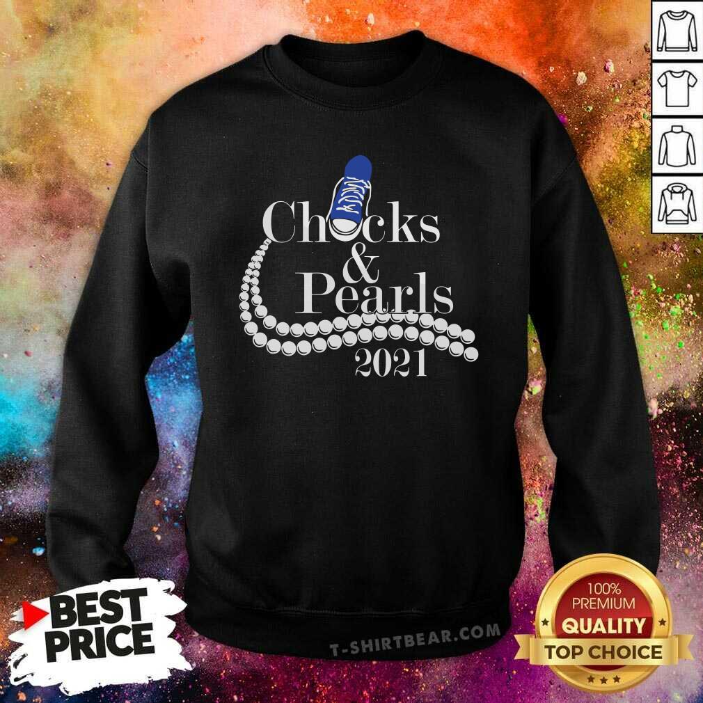 Frustrated Blue Chuck And Pearls Kamala Harris 2021 Shirt